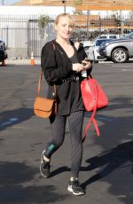 EVANNA LYNCH Arrives at DWTS Studios in Los Angeles 09/30/2018