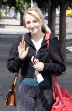 EVANNA LYNCH Arrives at DWTS Studios in Los Angeles 09/30/2018