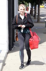 EVANNA LYNCH Arrives at DWTS Studios in Los Angeles 09/30/2018