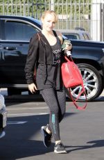 EVANNA LYNCH Arrives at DWTS Studios in Los Angeles 09/30/2018