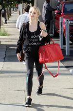 EVANNA LYNCH Arrives at DWTS Studios in Los Angeles 09/30/2018