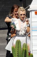 EVANNA LYNCH in Costume Arrives at a Dance Studio in Los Angeles 10/01/2018