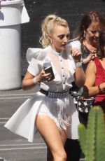 EVANNA LYNCH in Costume Arrives at a Dance Studio in Los Angeles 10/01/2018