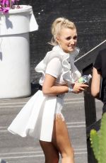 EVANNA LYNCH in Costume Arrives at a Dance Studio in Los Angeles 10/01/2018
