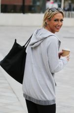 FAYE TOZER Leaves ITV Studios in London 10/04/2018