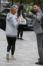 FAYE TOZER Leaves ITV Studios in London 10/04/2018