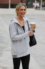 FAYE TOZER Leaves ITV Studios in London 10/04/2018