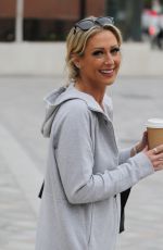 FAYE TOZER Leaves ITV Studios in London 10/04/2018