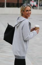 FAYE TOZER Leaves ITV Studios in London 10/04/2018