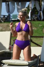 FRANKIE ESSEX in Bikini at a Beach in Cyprus 10/02/2018