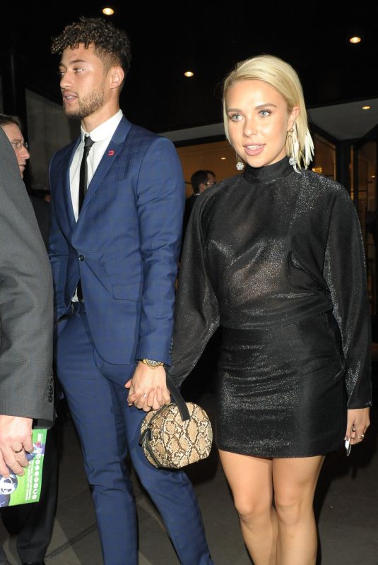 GABBY ALLEN at Legends of Football Award in London 10/08/2018