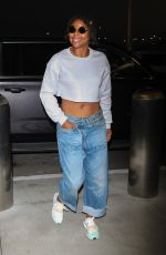 GABRIELLE UNION at Los Angeles International Airport 10/26/2018