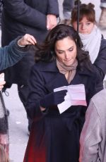 GAL GADOT on set the Set of Wonder Woman in London 10/27/2018