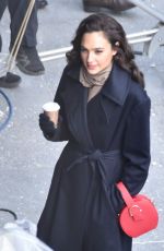 GAL GADOT on set the Set of Wonder Woman in London 10/27/2018