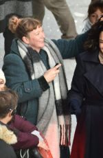 GAL GADOT on set the Set of Wonder Woman in London 10/27/2018