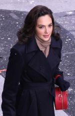 GAL GADOT on set the Set of Wonder Woman in London 10/27/2018