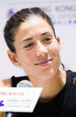 GARBINE MUGURUZA at Prudential Hong Kong Tennis Tournament 10/09/2018