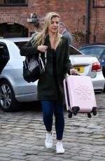 GEMMA ATKINSON Leaves Hits Radio in Manchester 10/11/2018