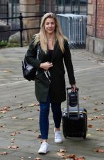 GEMMA ATKINSON Leaves Hits Radio in Manchester 10/11/2018