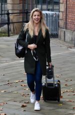 GEMMA ATKINSON Leaves Hits Radio in Manchester 10/11/2018
