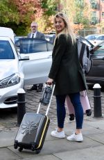 GEMMA ATKINSON Leaves Hits Radio in Manchester 10/11/2018