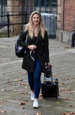GEMMA ATKINSON Leaves Hits Radio in Manchester 10/11/2018