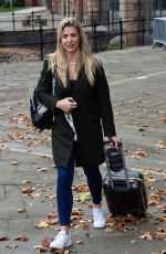 GEMMA ATKINSON Leaves Hits Radio in Manchester 10/11/2018