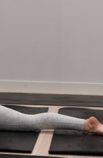 GEMMA MERNA at Yoga Class at Lululemon in Manchester 10/27/2018
