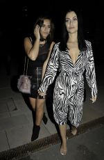 GEORGIA MAY FOOTE at Menagerie Bar and Restaurant in Manchester 09/30/2018