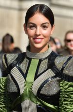GEORGINA RODRIGUEZ at Balmain Show at Paris Fashion Week 09/28/2018