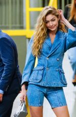 GIGI HADID at Milk Studios in New York 10/11/2018
