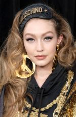 GIGI HADID at Moschino x H&M Runway Show in New York 10/24/2018