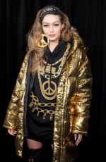 GIGI HADID at Moschino x H&M Runway Show in New York 10/24/2018