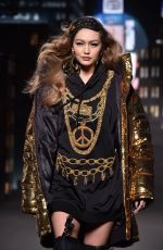 GIGI HADID at Moschino x H&M Runway Show in New York 10/24/2018