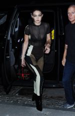 GIGI HADID Heading to Bella Hadid