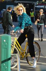 GIGI HADID in the Set of Photoshoot for Reebok in New York 10/17/2018
