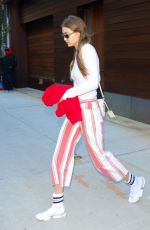 GIGI HADID Leaves Her Home in New York 10/18/2018