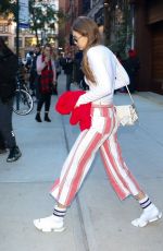 GIGI HADID Leaves Her Home in New York 10/18/2018
