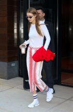GIGI HADID Leaves Her Home in New York 10/18/2018