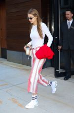 GIGI HADID Leaves Her Home in New York 10/18/2018