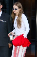 GIGI HADID Leaves Her Home in New York 10/18/2018
