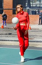 GIGI HADID on the Set of a Photoshoot in New York 10/17/2018