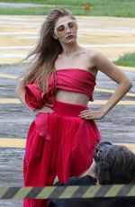 GIGI HADID on the Set of a Photoshoot in Rio De Janeiro 10/21/2018