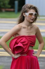 GIGI HADID on the Set of a Photoshoot in Rio De Janeiro 10/21/2018