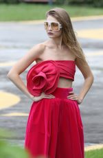 GIGI HADID on the Set of a Photoshoot in Rio De Janeiro 10/21/2018