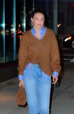 GIGI HADID Out and About in New York 10/01/2018