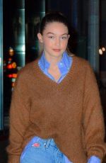 GIGI HADID Out and About in New York 10/01/2018