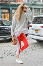 GIGI HADID Out and About in New York 10/04/2018