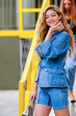 GIGI HADID Out and About in New York 10/11/2018