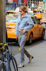 GIGI HADID Out and About in New York 10/24/2018